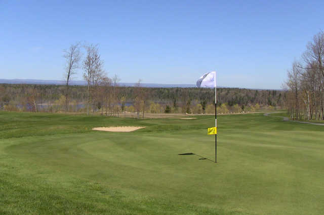 A view of a hole at Harmony Golf Club