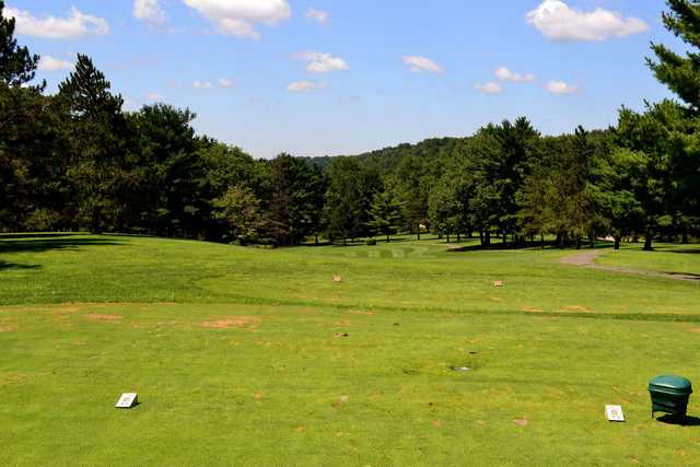 A view from tee #13 at Salt Fork State Park Golf Course