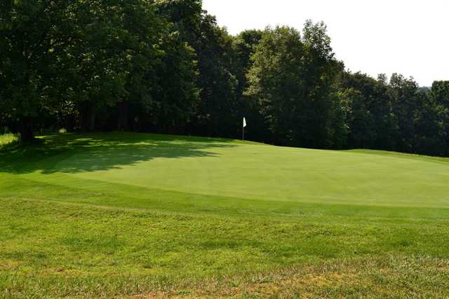 A view of a hole at Salt Fork State Park Golf Course
