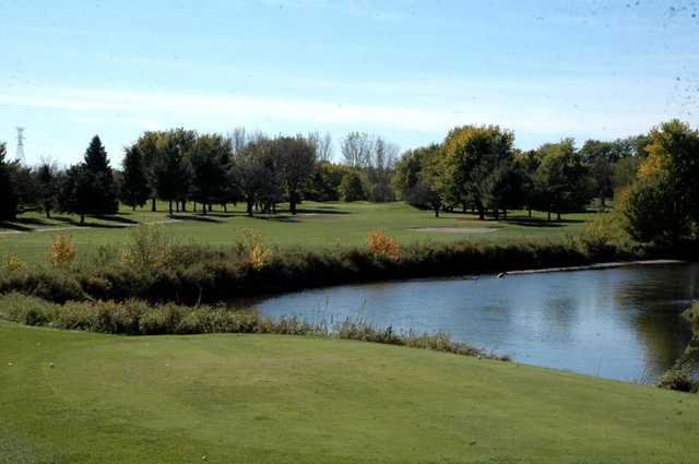 A view from the 13th blue tee at Oak Club of Genoa