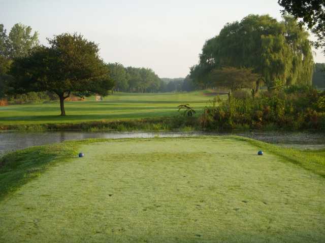 A view from tee #5 at Oak Club of Genoa