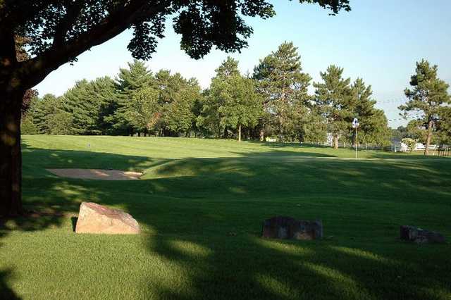 A sunny day view from Reedsburg Country Club