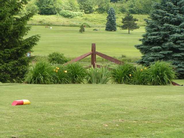 A view from a tee at Clarion Oaks Golf Course