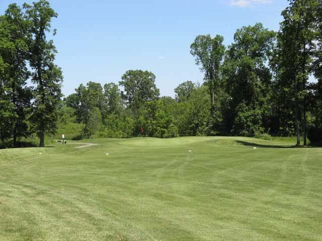 A view of the 14th green at Pierce Lake Golf Course