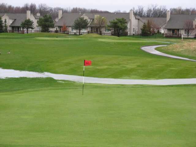 A view of the 7th hole at Pierce Lake Golf Course