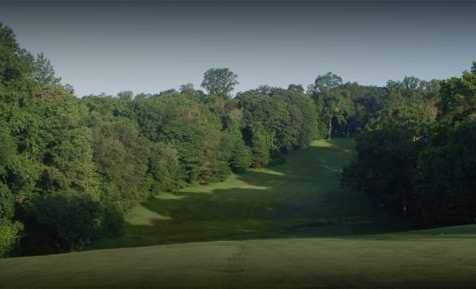 A view of a fairway at Red from D. Fairchild Wheeler Golf Course