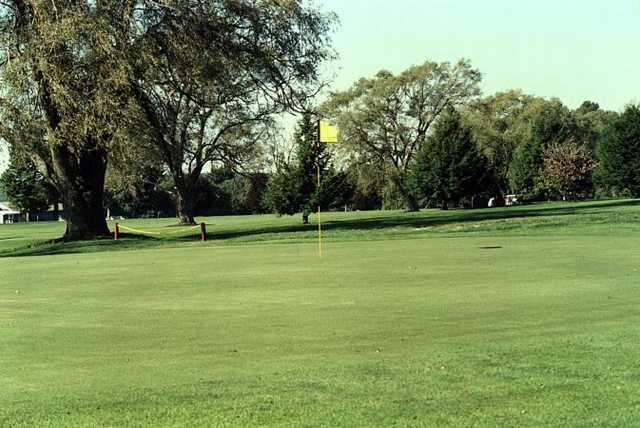 A view of a hole at Country View Golf Club