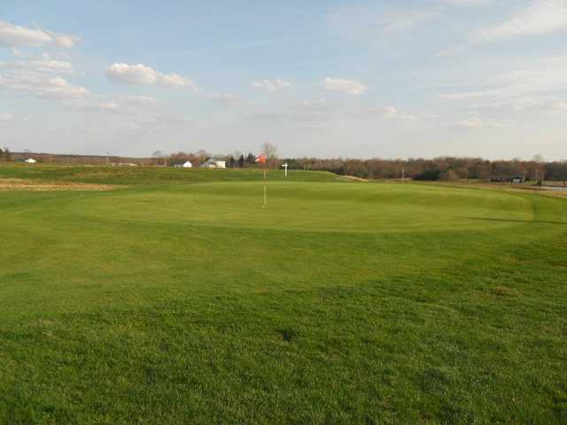 A view of a green at Mt. Hope Golf Course