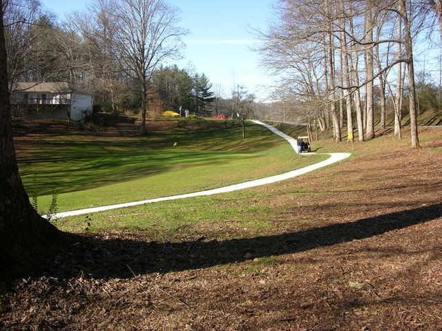 A view of a green at Franklin Golf Course