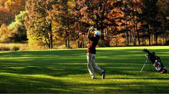 A fall view from Fort Belvoir Golf Club