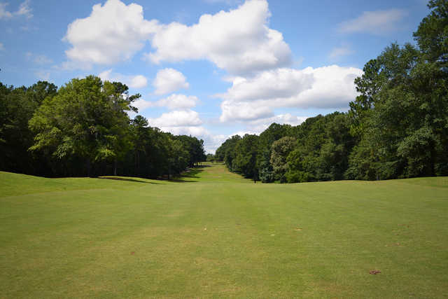 A view of a fairway at Silver Wings Golf Course