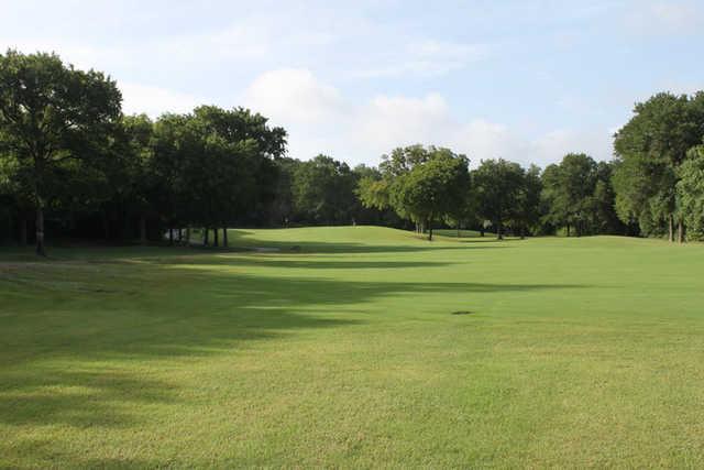 A view of the 1st fairway at Deer Run Course from the Courses of Clear Creek