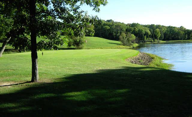 A view of a green at Vineyard Golf Course