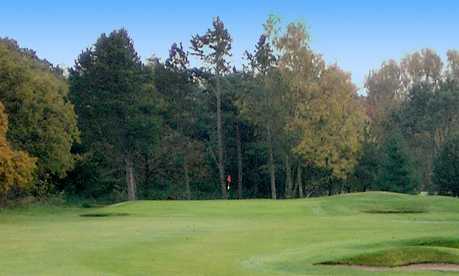 A view from a fairway at Bromborough Golf Club