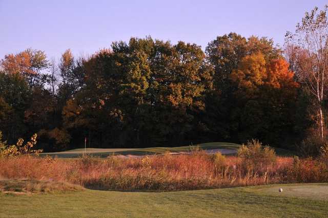 A view from a tee at Currie Golf Course