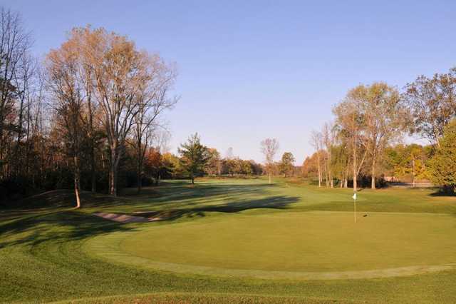 A view of a hole at Currie Golf Course