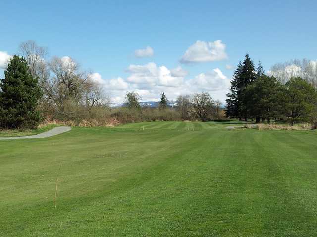 A view from a fairway at Blue Heron Golf Course