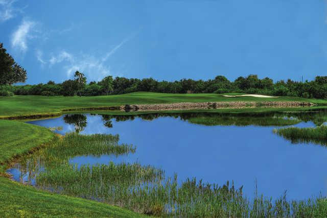 A view over the water from Tatum Ridge Golf Links