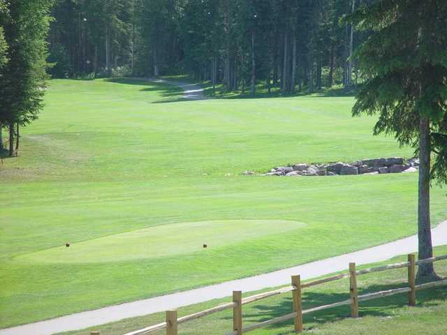 A view of the 3rd tee at Golden Golf Club