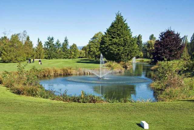 A view from a tee at Mylora Golf Course.