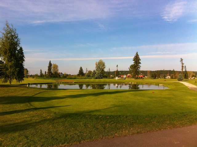 A view from a tee at Prince George Golf Club