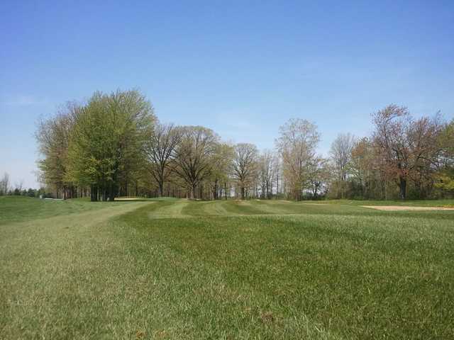 A view of a fairway at Woodland Hills Golf Club