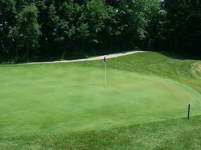 A view of a green at Autumn Ridge Golf Course