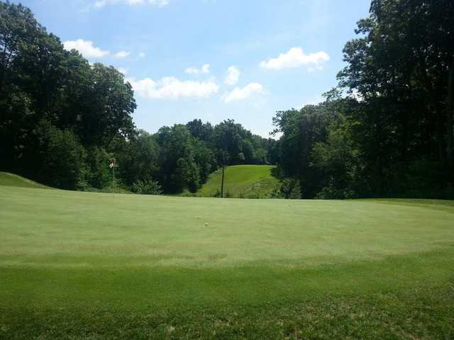 A view of a hole at Autumn Ridge Golf Course