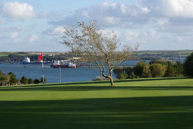 A view of a green at Milford Haven Golf Club