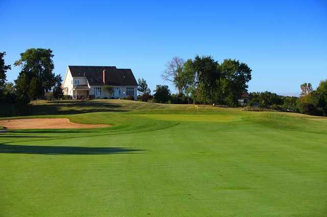 A view from the 1st fairway at Fairways of Woodside Golf Course