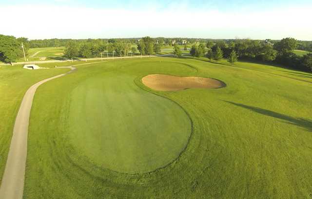 A view of hole #9 at Fairways of Woodside Golf Course