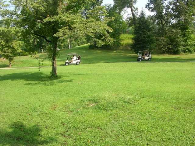 A view from a fairway at Franklin Golf Course