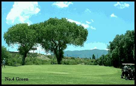 View of the 4th green at Cobre Valle Country Club