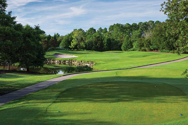A view of the hole #12 at Orange Lake Resort - The Legends Course