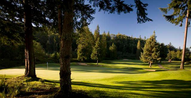 A view of a hole at Port Ludlow Resort