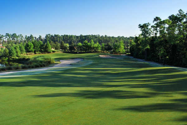 A view of the hole #14 at Orange Lake Resort - The Legends Course