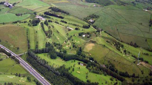 Aerial view of Walmersley Golf Club