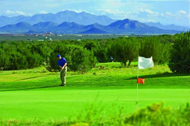 A view of a hole at Marty Sanchez Links de Santa Fe