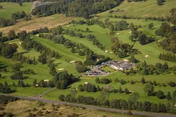 Aerial view of Loudoun Gowf Golf Club