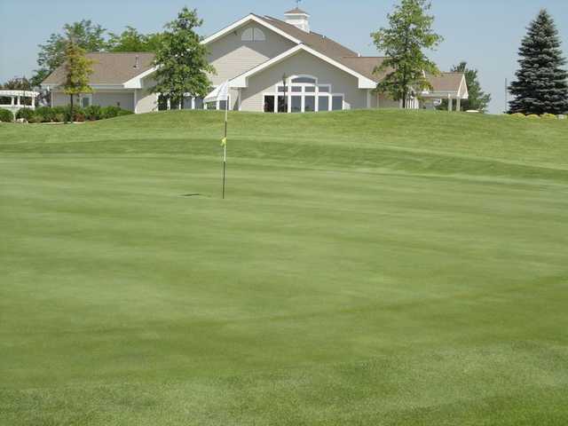 View of a green at Fox Ridge Golf Course