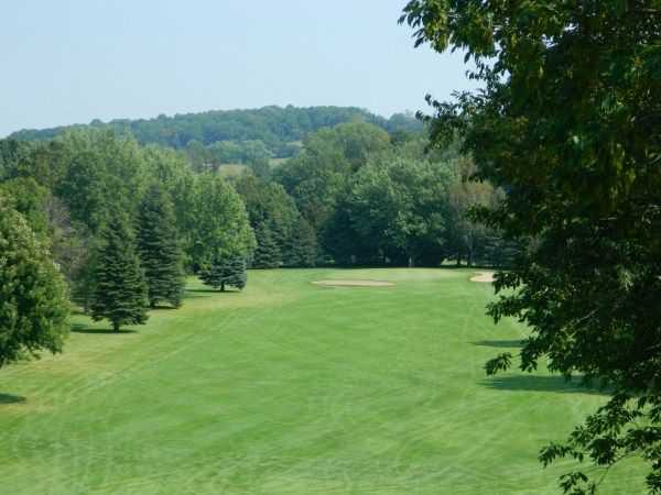 A view of a fairway at Scenic View Country Club