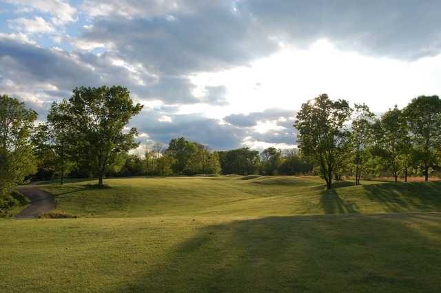 A view of a fairway at Cedar Trace Golf Club