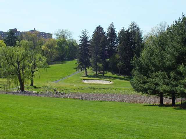 A sunny day view from Abington Country Club