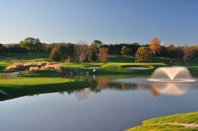 A view over the water from Lazy Swan Golf & Country Club