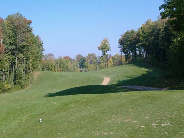 A view from tee #12 at Woodlands Links Golf Course