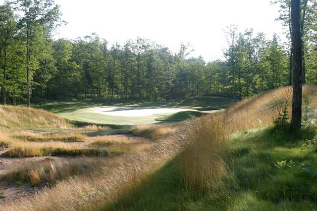 A view of the 16th hole at Big Fish Golf Club