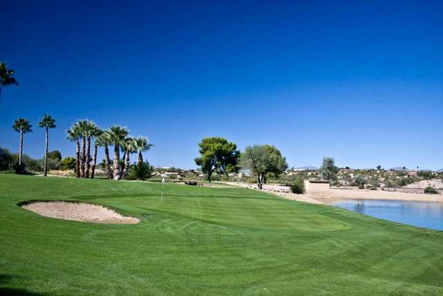 A view of the 11th green at Wickenburg Country Club