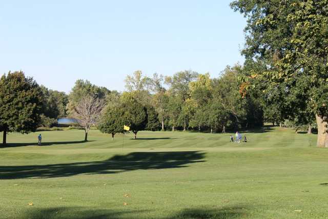 A view of a green at South Park Golf Course