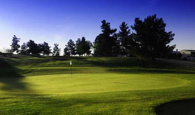 A view of the 14th hole at Green Tree Golf Course