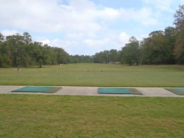 A view from the driving range tees at Red Wolf Golf Resort